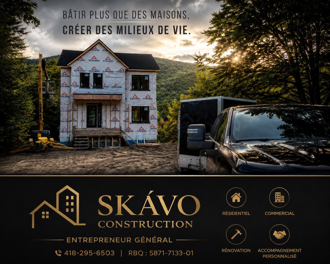 Chantier de construction SKÁVO